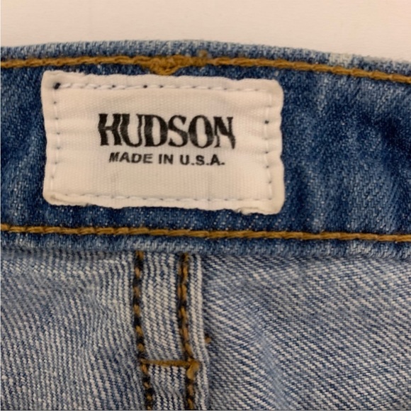 Hudson Leigh Boyfriend Distressed Ankle Length Denim Jeans Sz 27 - Picture 10 of 12